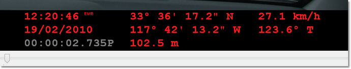 Metadata window pane (Display Geotagging Data) Metadata window pane (Display Geotagging Data)